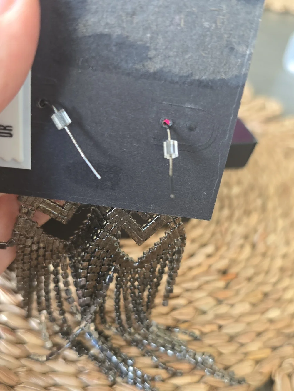 Badgley Mischka Chandelier Earrings 4" Long - Picture 2 of 5
